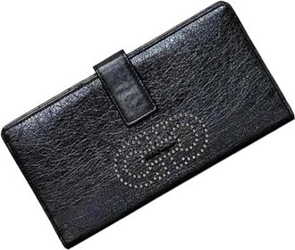 Ferragamo Pre-owned Wallets, female, Black, Size: ONE SIZE Pre-owned Vara Long wallet (bi-fold)