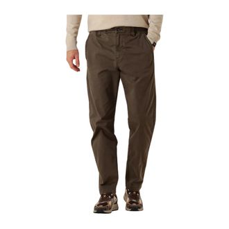 Butcher of Blue Broeken, Heren, Bruin, XL, Bruine Chino Broek Tristan Sateen