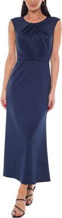 OLEG CASSINI Solid Maxi Dress