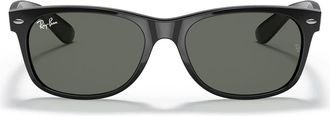 Ray-Ban Sunglasses Rb2132 901 New Wayfarer Black/Green G 15 Unisex