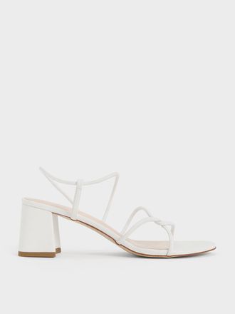 Charles & Keith Meadow Strappy Block Heel Sandals