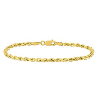 Amour Rope Chain Bracelet In 14K Yellow Gold (3 Mm/7.5 Inch)