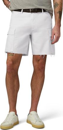 Joe's McArthur Raw Hem Cargo Shorts in White at Nordstrom, Size 29