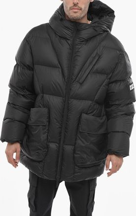 Dsquared2 Oversized Puffer Jacket with Flap Pockets Dsquared2