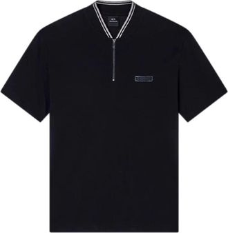 A|X Armani Exchange Hombre, Camisetas, Negro, Talla: L