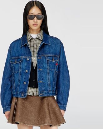 Diesel Trucker jacket in denim - Denim Jackets - Man - Blue
