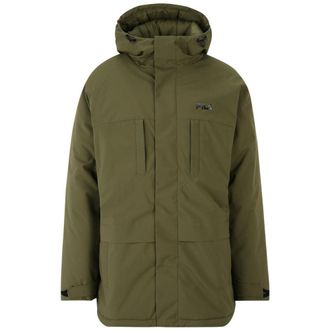 Fila Green Polyester Mens Parka
