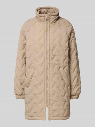 Freequent Regular Fit Mantel mit Stehkragen Modell Crown in Taupe, Gr&ouml;&szlig;e XL