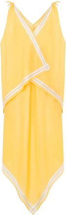 Moschino Miniabito con scollo a V - Giallo