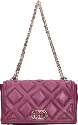 La Carrie Cosmos Round Shoulder Bag - Dames - Schoudertassen - Paars - ONE Size - Leer - Tassen