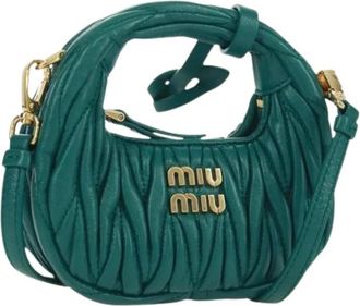 Miu Miu Pre-owned Mini Bags, female, Green, Size: ONE SIZE Pre-owned Mini Bag