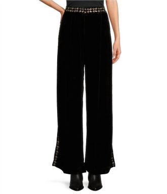 Johnny Was Wide Leg Velvet Pant In Miaora