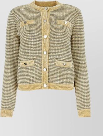Tory Burch regular-fit tweed jacket