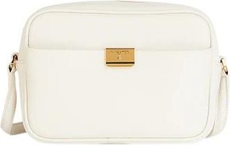 Patrizia Pepe All Day Crossbody Bag - Dames - Schoudertassen - Wit - ONE Size - Leer - Tassen