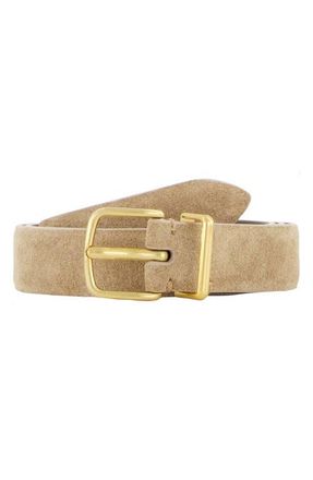 Vince Kaia Suede Belt in Sand Trail at Nordstrom, Size X-Small