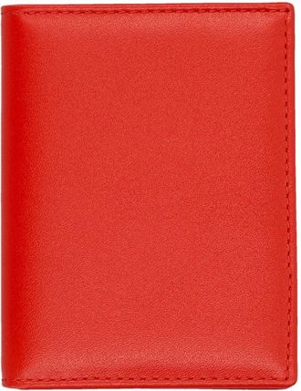 Comme Des Garçons Bifold Wallet In Vibrant Red