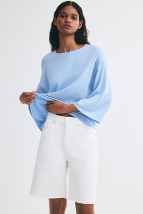 H&M Loose-fit Sweater in Light Blue at Nordstrom, Size X-Small