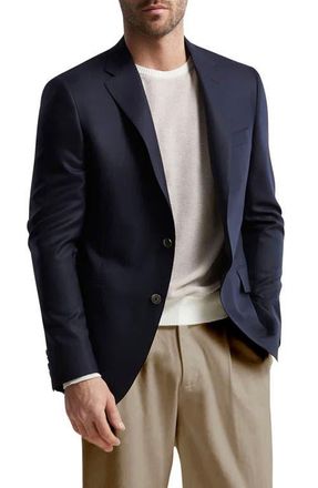 Samuelsohn Navy Wool Blazer at Nordstrom, Size 40 Long