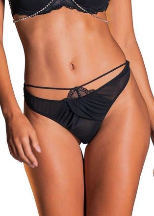 Lascana Womens Sexy Sheer Thong Panty in Black at Nordstrom, Size 2