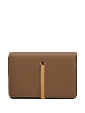 Tod's bar-detail wallet - women - Calf Leather - One Size - Brown