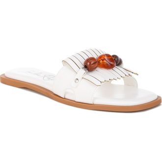 London Rag Nakasa Slide Sandal in White at Nordstrom Rack, Size 7.5