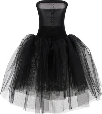 Junya Watanabe Black Tulle Dress