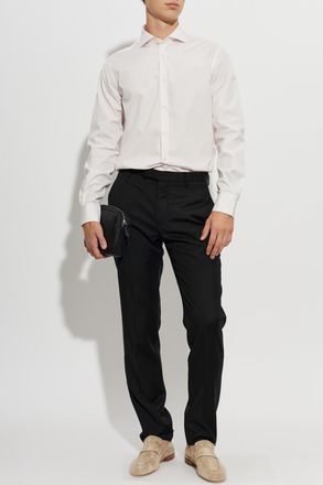 Paul & Shark Cotton Shirt, Mens, Pink
