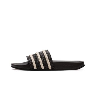 adidas Adilette W - Dames - Badpakken - Bruin - 39 1/3 EU - Leer - Fitness