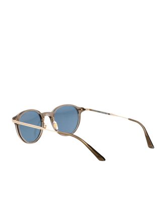 Montblanc Mens Mb0362 Logo Sunglasses Brown Accessories >