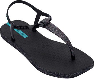 Ipanema Glitter Sandal in Black/Glitter Black at Nordstrom, Size 5