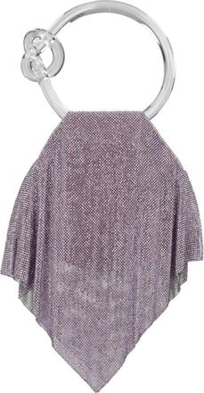 Benedetta Bruzziches Casper Liliac Bag - Dames - Handtassen - Paars - ONE Size - Satijn - Tassen