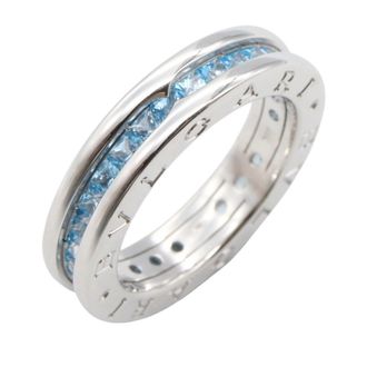 Bulgari Silver Blue White Gold (18K) Band Ring (Pre-Owned)