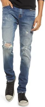 Cult of Individuality Punk Mens Ripped Super Skinny Jeans in Stoke at Nordstrom Rack, Size 30