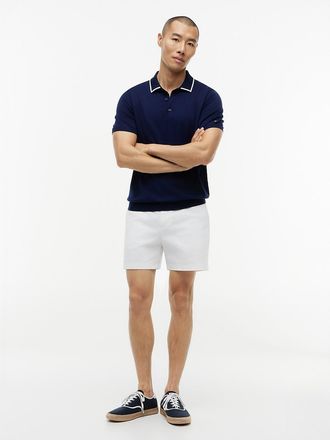 Tommy Hilfiger Mens Regular Fit 5 Comfort Waist Tommy Short - Optic White - 40