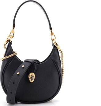 Bulgari Serpenti Ellipse Crossbody Bag Leather Mini