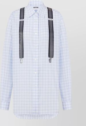 Moschino cotton checked shirt