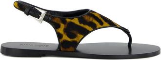 PARIS TEXAS Sandalen met luipaardprint - Bruin