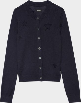 Zadig&Voltaire Alpha Seco Stars Cardigan