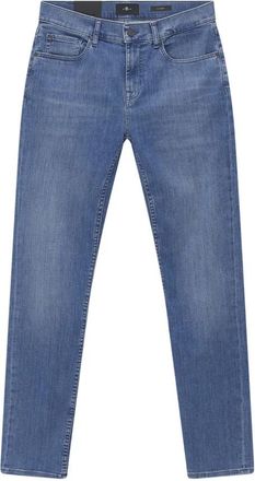7 For All Mankind Slim-fit Jeans - Heren - Slim Fit Jeans - Blauw - W40 - Jeans