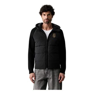 Aeronautica Jassen, Heren, Zwart, 2Xl, Polyester, Capuchonjack voor de overgangsperiode