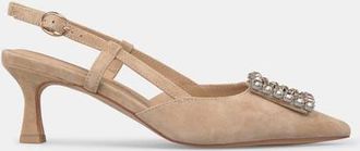 Alma En Pena Kitten Buckle Shoe in Beige at Nordstrom, Size 39