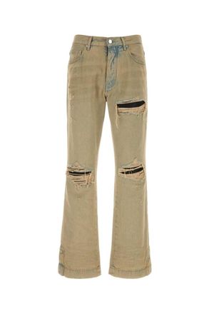 Amiri Sand Beige Denim Jeans