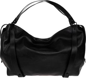 Diesel D-One Duffle 48H - unisex - Weekendtassen - Zwart - ONE Size - Leer - Tassen