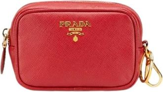 Prada Pre-owned Bags, female, Red, Size: ONE SIZE Pre-owned Vintage Bag