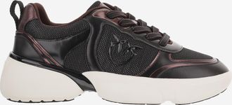 Pinko Pinko Alba sneakers van leermix