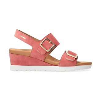 Mephisto Flat Sandalen - Dames - Sleehakken - Roze - 40 EU - Su&egrave;de - Schoenen