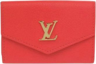 Louis Vuitton Pre-owned Wallets, female, Red, Size: ONE SIZE Pre-owned Leather Wallet