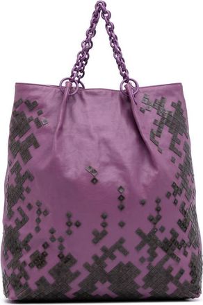 Bottega Veneta Pre-owned Bottega Veneta Vitello Mosaico Laque Tote B01120429M