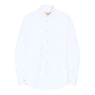 Valentino Garavani Heren, Overhemden, Wit, Maat: XL Katoen