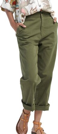 ASKK NY Womens Chino Pant In Fatigue
